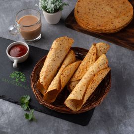 Chana Masala Papad